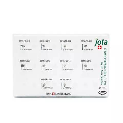 Jota Veneer Preparation Kit 1492 – Dr. Anar Seyidov Vinir Bor Dəsti