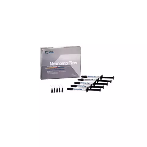 METABİOMED Nexcomp flow kit nano hibrid axıcı kompozit rezin 5 şprisli kit