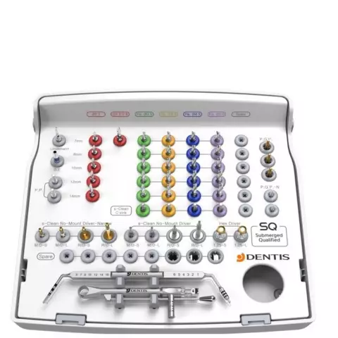 An image of a product called Dentis OneQ System: Bütün Sümük Tipləri üçün Çoxfunksiyalı Cərrahi Kit