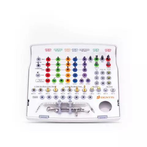An image of a product called Dentis OneQ System: Bütün Sümük Tipləri üçün Çoxfunksiyalı Cərrahi Kit