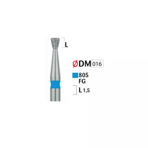 Həkimlər üçün almaz başlıqlı bor (805 FG 016)