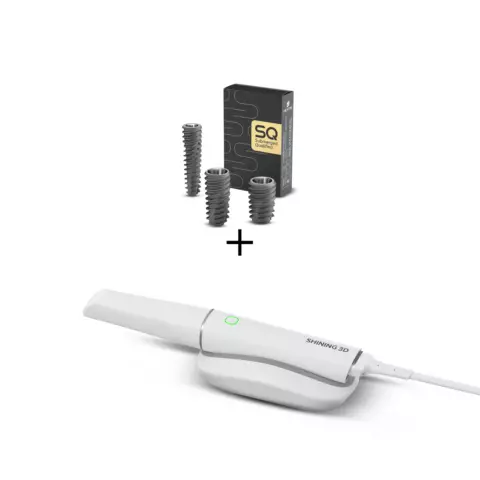 An image of a product called Məhdud Təklif! İlk 10 Müştəriyə Shining 3D Skaneri Ödənişsiz