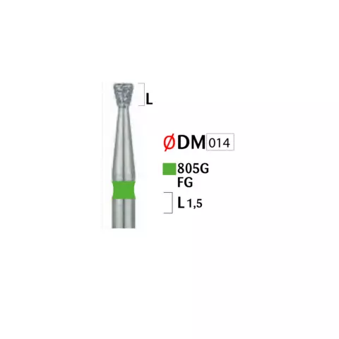 Həkimlər üçün almaz başlıqlı bor (805 G FG 014)