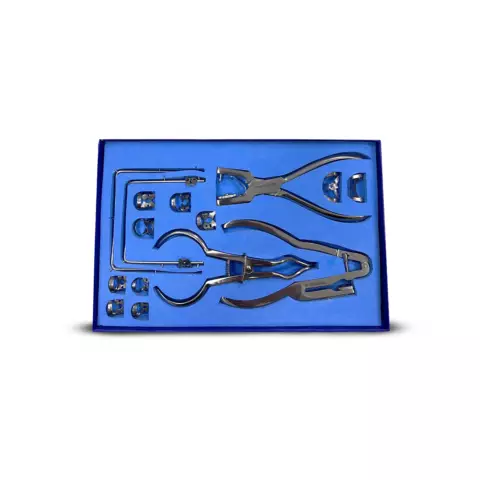 An image of a product called Alman keyfiyyətli koferdam dəsti - Mendoza