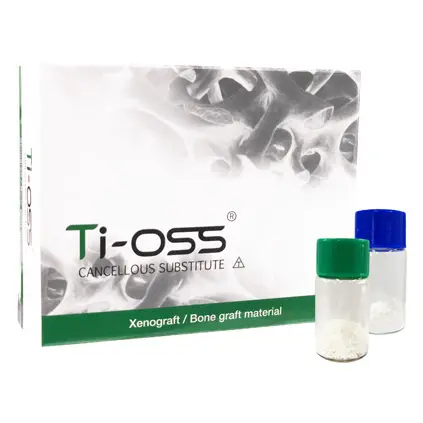 An image of a product called Ti-OSS® (Tioss) Medium Granules 0.5qr | Odontos - Odshop